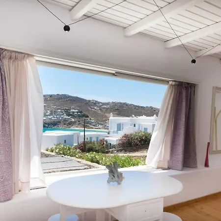 公寓 Mykonian At Kalo Livadi W Amazing View